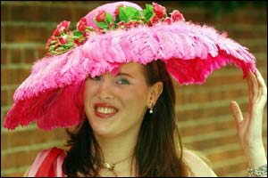 Alexandra Bond-Elliot looks pretty in pink