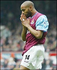 West Ham's Freddie Kanoute
