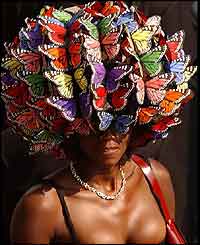 On a wing and a prayer - the hats came in all shapes and sizes o day one of Royal Ascot