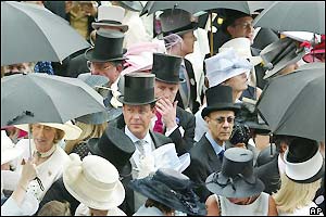 Rain at Ascot fails to dampen the mood