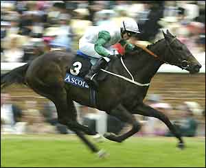 Attraction blazes home to win the Queen Mary Stakes 