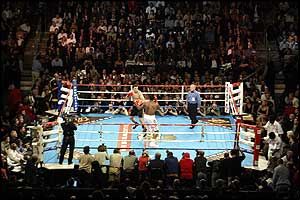 The Staples Center in Los Angeles