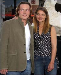 Katie Holmes turned up with her boyfriend Chris Klein