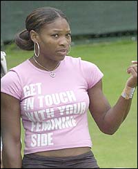 Serena Williams takes a break