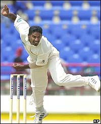 Sri Lankan bowler Chaminda Vaas 