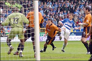 Nicky Forster fires Reading ahead against Wolves