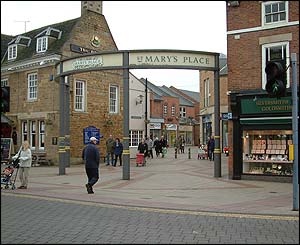 Old-style markets are still the preferred way to shop in Market Harborough