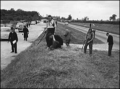 The A6 lay-by where the murder took place