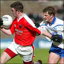 Ronan Clarke came on as a second half substitute following a spell out with injury