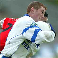 Monaghan's Thomas Freeman scored a first-half point for his side