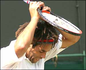 James Blake is out of Wimbledon after losing to Sargis Sargsian 