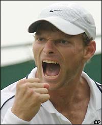 Sjeng Schalken is delighted to progress into the fourth round