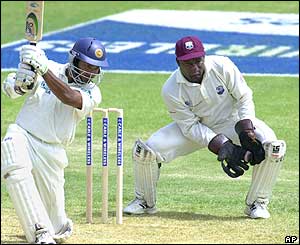 Kumar Sangakkara top scores for Sri Lanka with a knock of 75