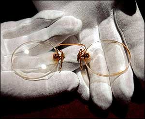 Spectacles raised from the Titanic