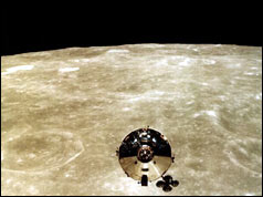 Apollo 10 command module pictured by lunar command module