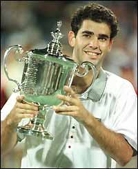 Pete Sampras wins the US Open in 1996