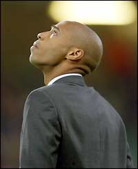 Arsenal striker Thierry Henry
