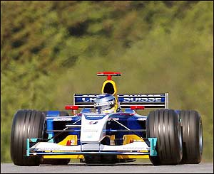 Germany's Nick Heidfeld seizes the best qualifying slot of his career