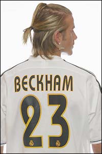 Real Madrid predict Beckham's arrival will boost shirt sales