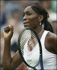  Venus wraps up a 6-2 2-6 6-1 win 