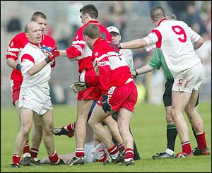 Ulster Championship game between Derry and Tyrone