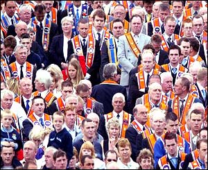 Some of the crowd at Drumcree