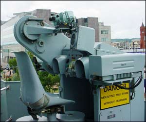 There are numerous weapons on board