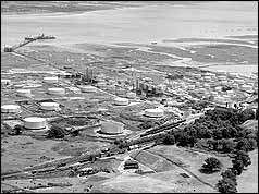 Aerial view of Fawley 