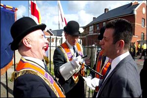 Two Orangemen enjoying their day out