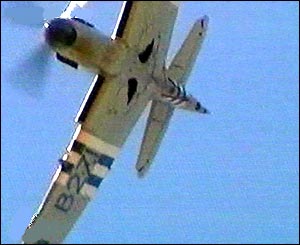 The plane before it crashed