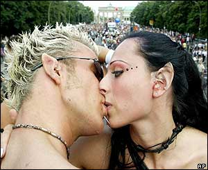 Sig and Marina on one of the trucks