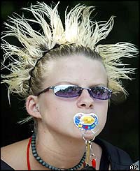 Desiree Bebenbroth watches the parade