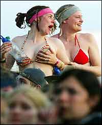 Revellers at T in the Park