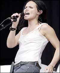 Singer Nina Persson, of The Cardigans