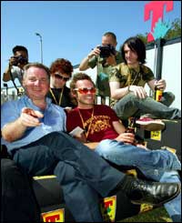 Jack McConnell with band