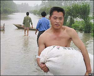 Villager in Sihong in Jiangsu province