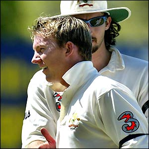 Brett Lee is all smiles 