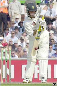 Herschelle Gibbs looked in good nick during the morning session