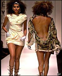 Models wearing Aki Narula designs