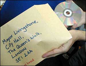 CD - sent to Ken Livingstone