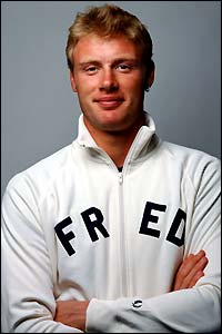 England all-rounder Andrew Flintoff