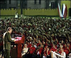 Castro speech in Santiago de Cuba