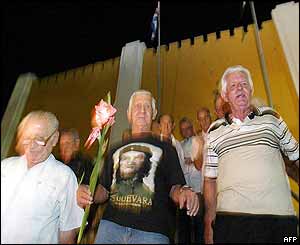 Veterans of the revolution in Santiago de Cuba