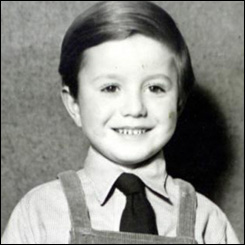 Tony Martin as a boy