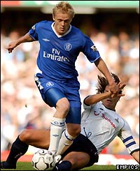 Damien Duff attacks