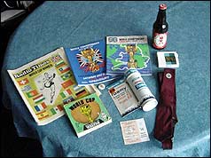 Some of Mike Crisp's 1966 World Cup collection