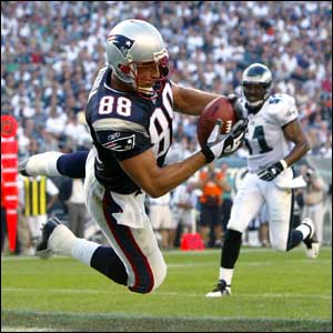 Christian Faurin catches to make a touchdown