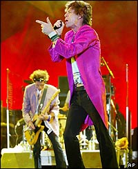 The Rolling Stones' Keith Richards and Mick Jagger