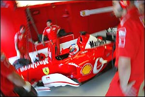 Ferrari are struggling to keep pace with Williams