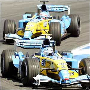 Renaults show their pace throughout the afternoon